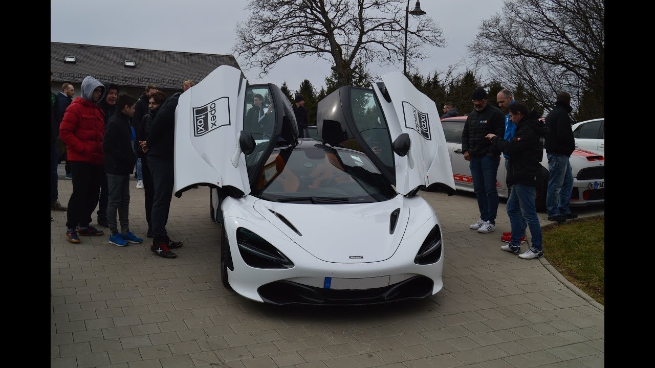 CARfreitag 2018, 4 x AMG GT R, 2 x R8 V10 Plus 2015. McLaren 720 S