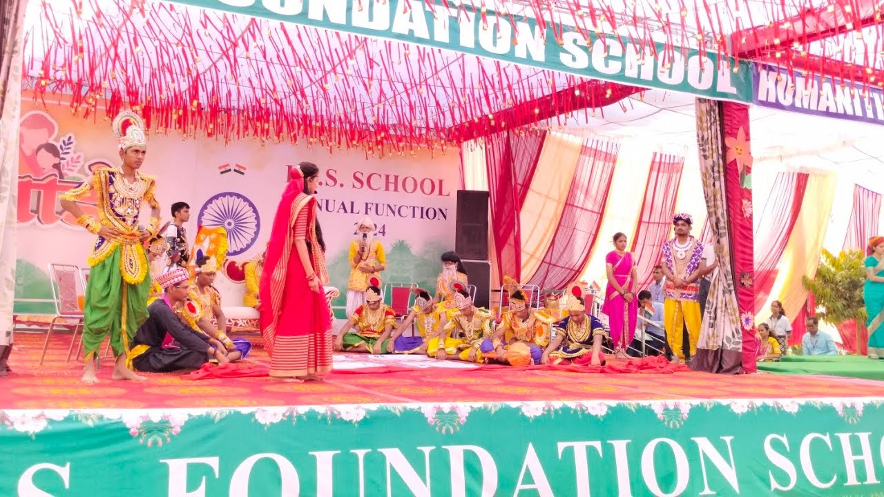 IPS Foundation School Annual Function 🏫 महाभारत द्रोपती वार्तालाप 