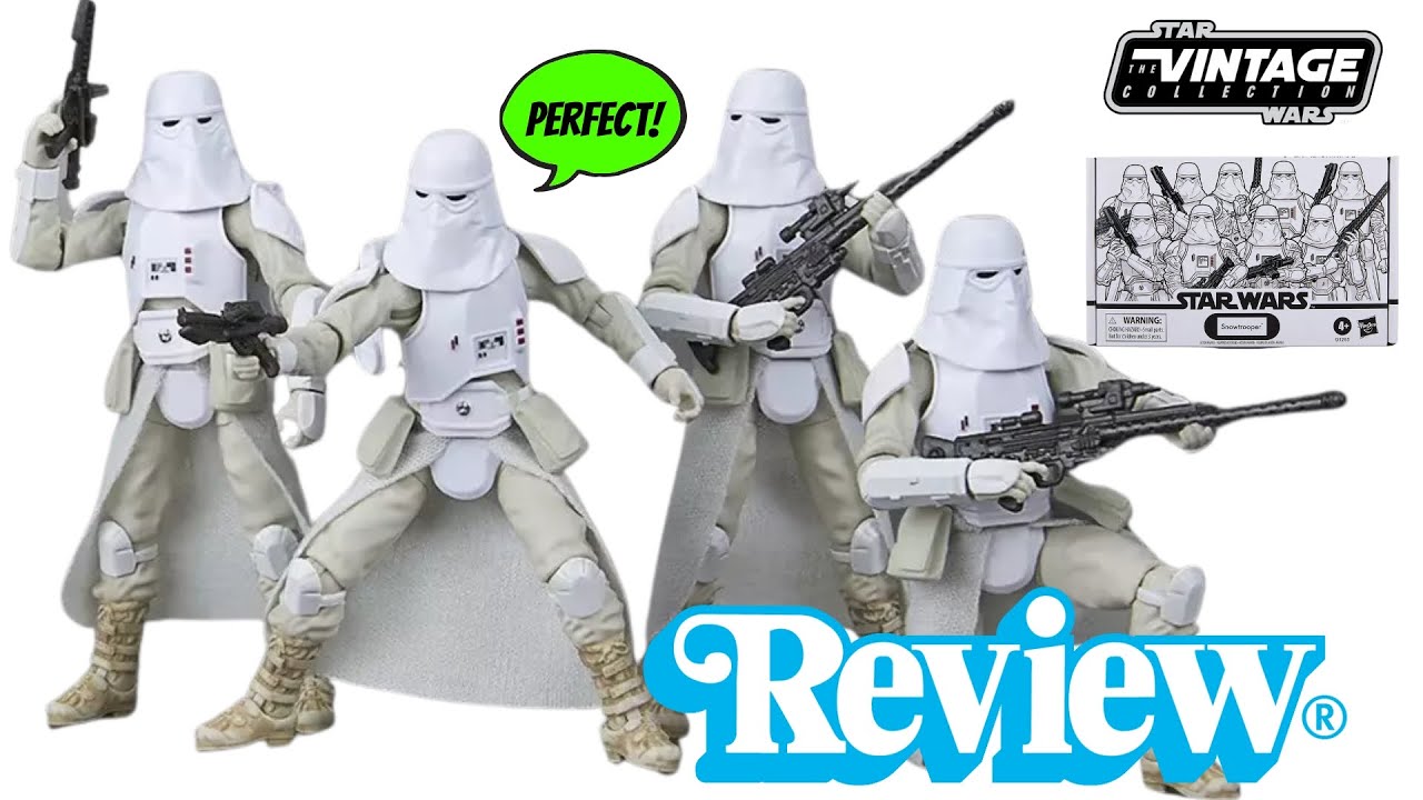 Star Wars The Vintage Collection Snowtroopers 4 pack - True Army Builder!