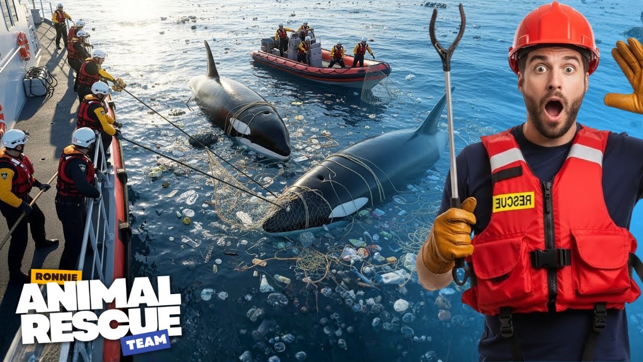 Animal Rescue | Killer Whales Trapped in Pacific Garbage – Saving the Pod in Washington Waters