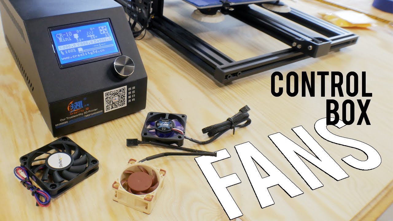 Creality CR-10 — замена 3 вентиляторов блока управления | МИНИ | ТИШЕ