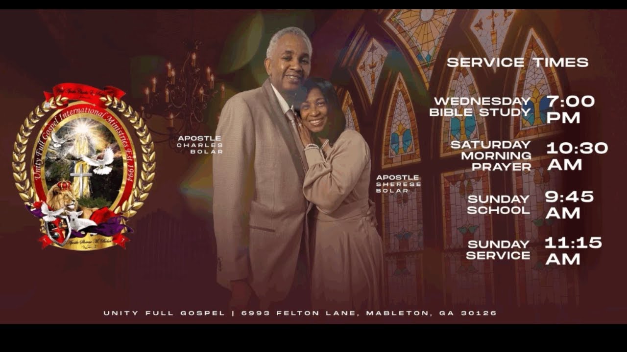 Winning Wednesday ⎮ Unity Full Gospel ⎮ Chief Apostle Charles Bolar