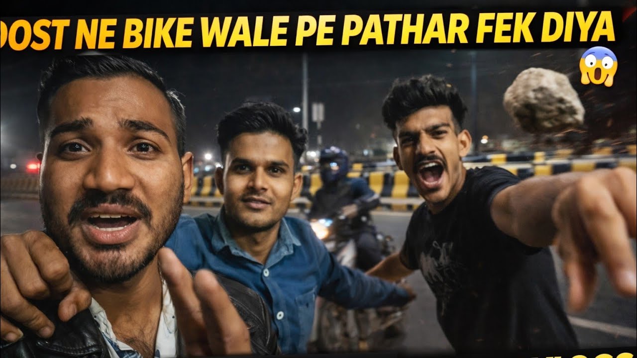 DOST NE BIKE WALE PE PATHAR FEK DIYA 😱 || RANDOM VLOG PT 4 || SINGHBROVLOGS 