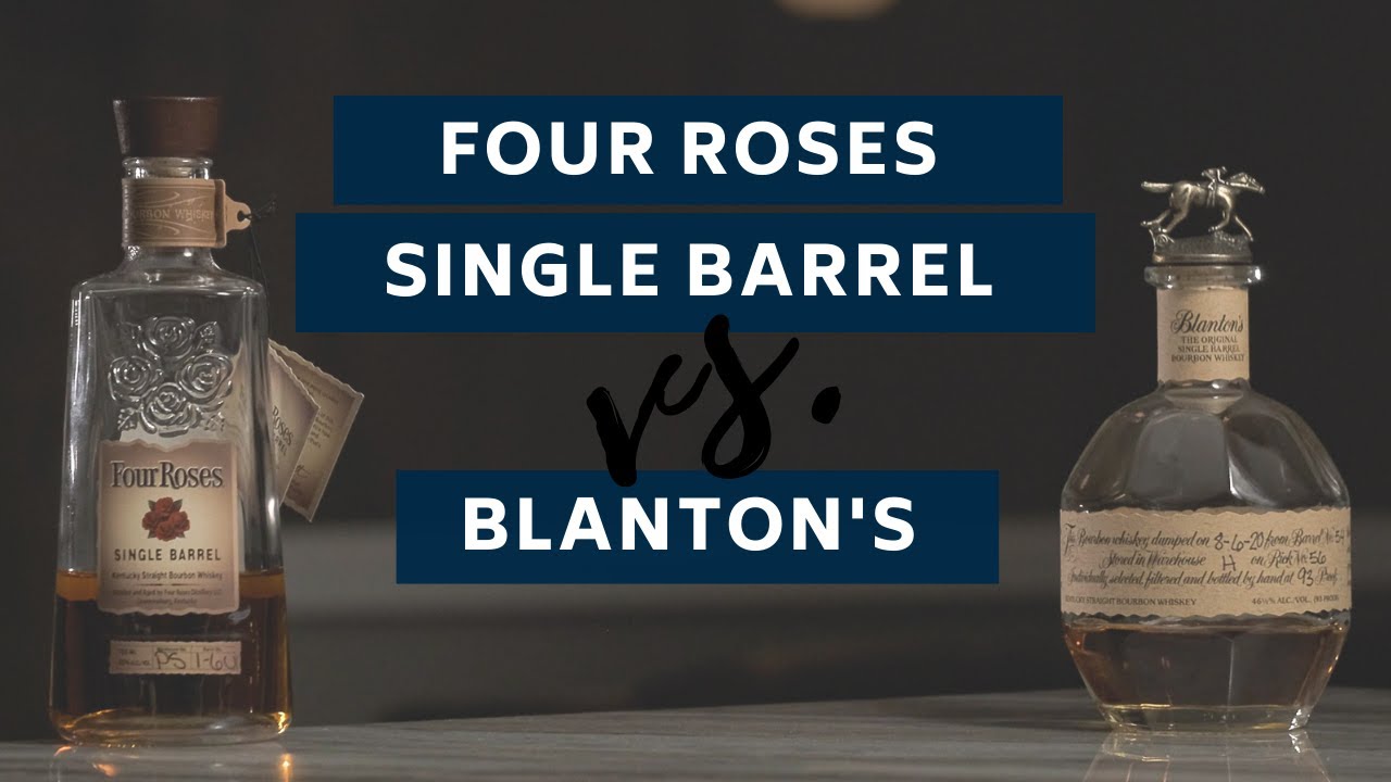 Is Blanton's REALLY the BEST Single Barrel!? | Four Roses Single Barrel vs Blanton's BLIND REVIEW