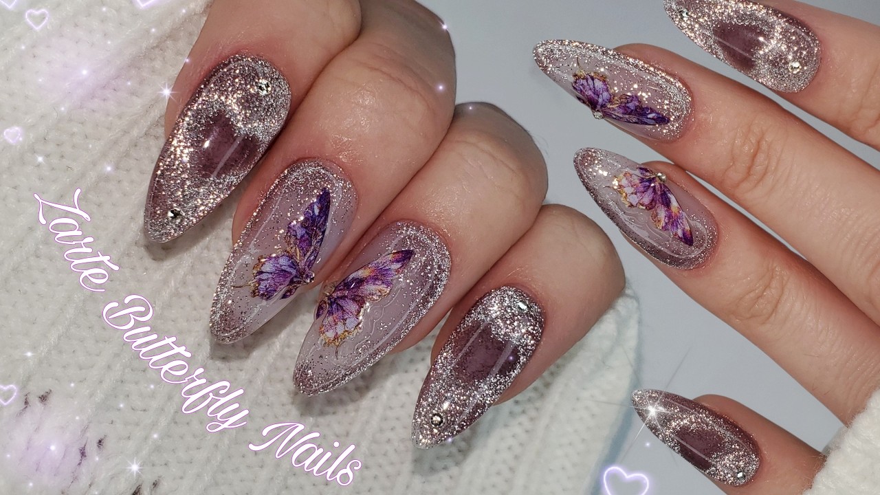 ✨ ASMR Nail Tutorial – Katzenauge & Schmetterlinge einfach erklärt💗