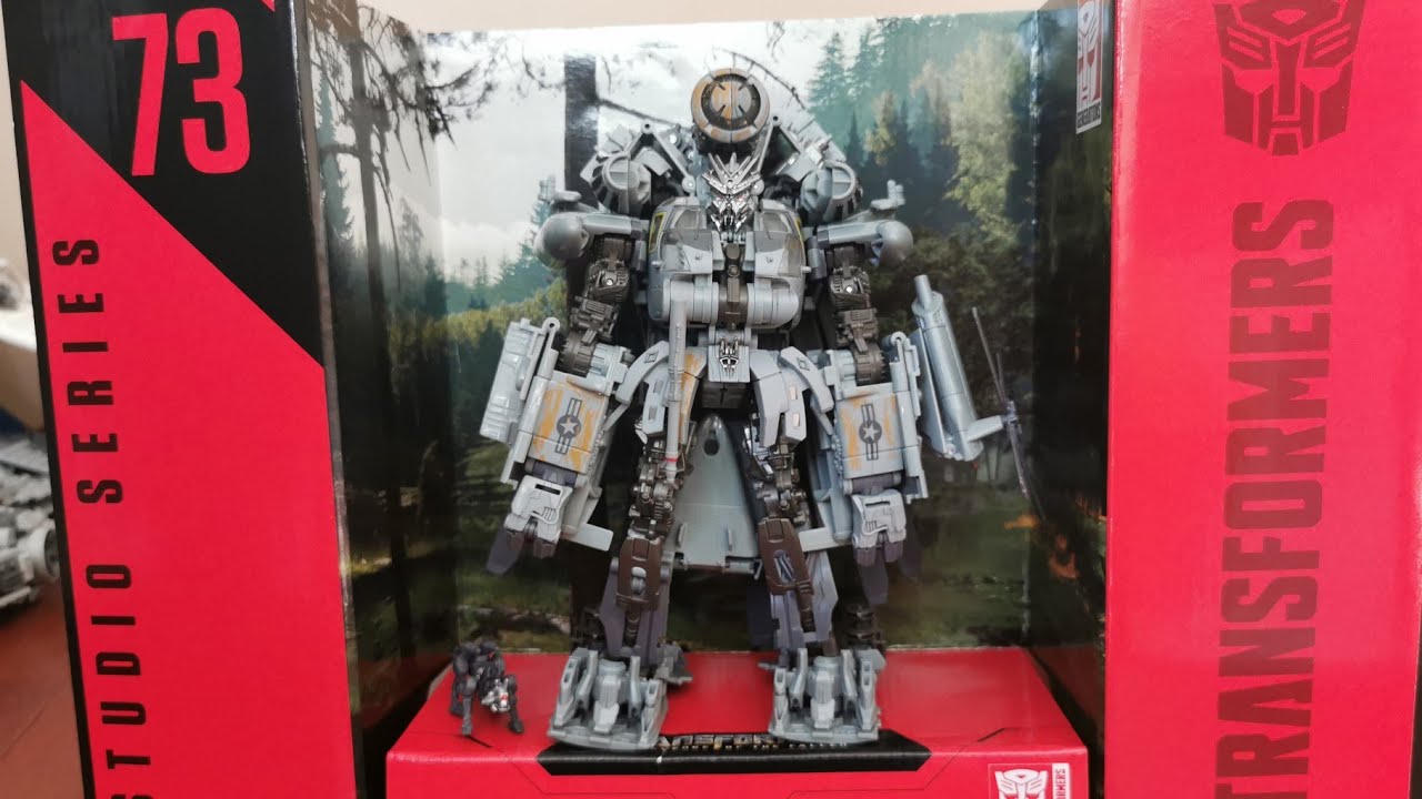 Transformers Studio Series 73 Grindor & Ravage: ROTF Leader Class (Blackout)