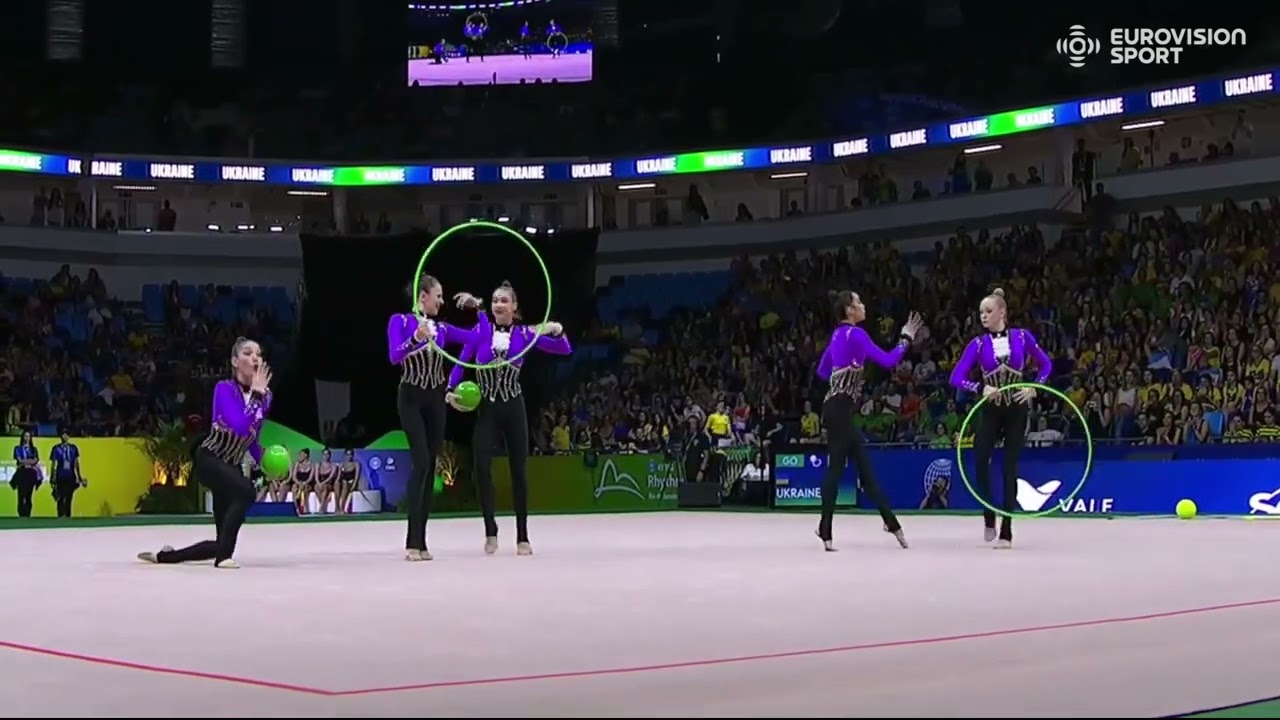 UKRAINE group 3 BALLS/2 HOOPS 27,65 - WCh Rio 2025