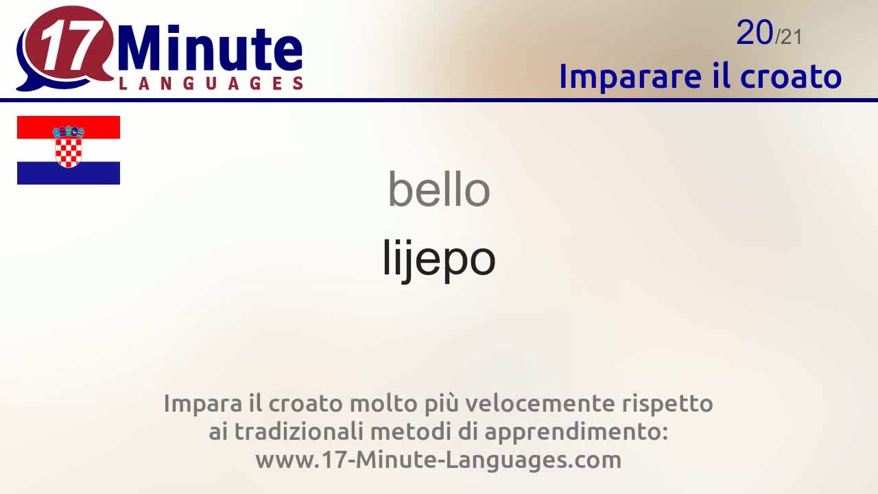 Imparare il croato (Parte 2)