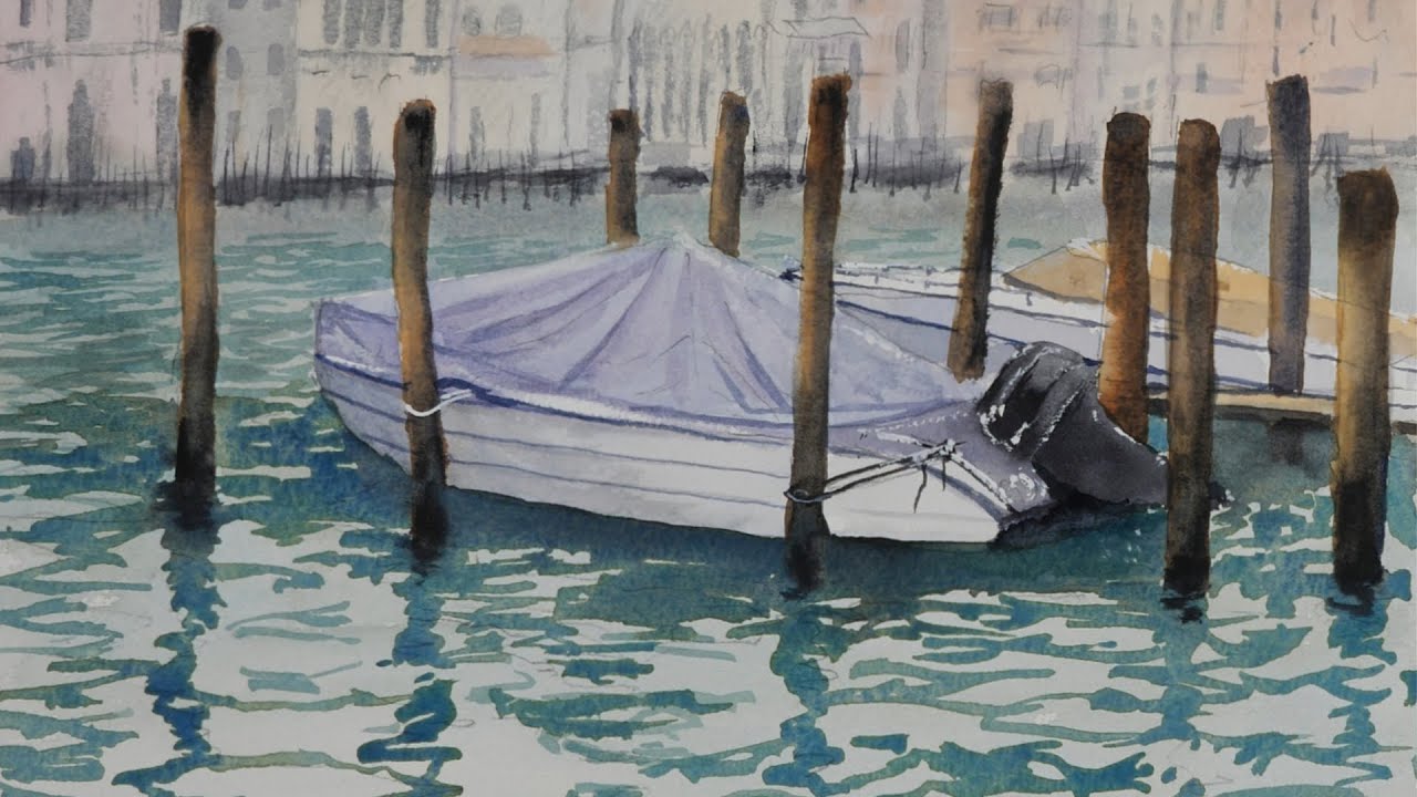 Evening moorings Venice