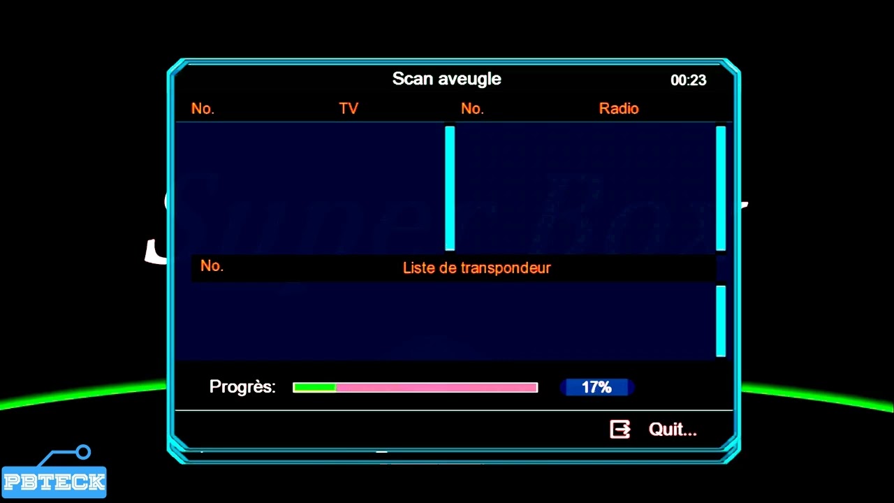 🔵 Comment réinitialiser le décodeur SuperBox et scanner les chaînes de télévision par satellite