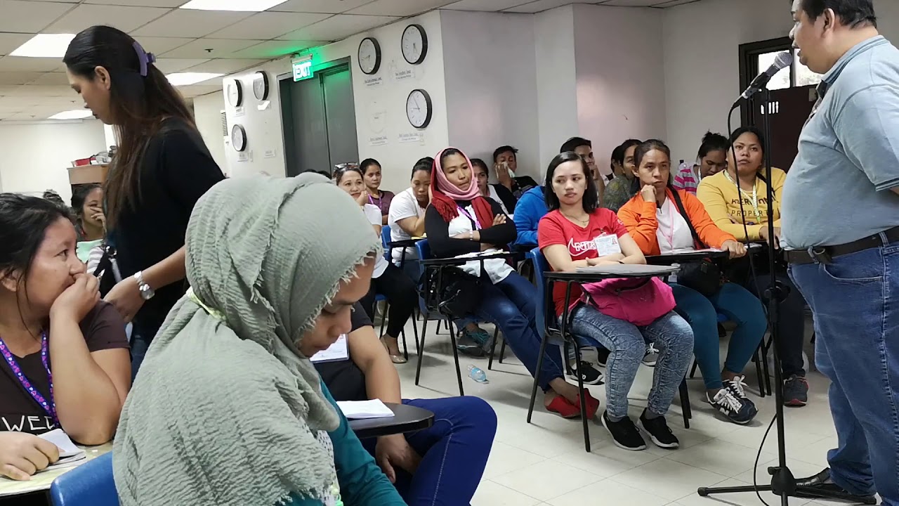 My  Pre- Departure Orientation Seminar in OWWA Head Office (Pasay) PDOS P2