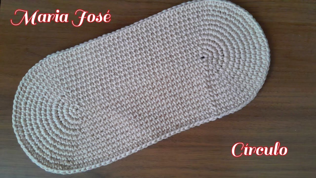 Base pra fundo de bolsas em crochê com Maria José
