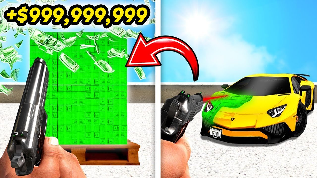 כל מה שאני יורה בו הופך לכסף בGTA V!