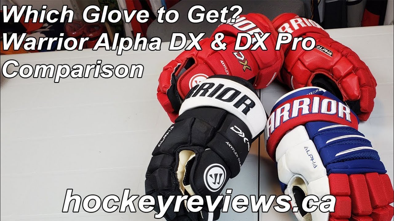 Cheaper is Better? Warrior Alpha DX & DX Pro Hockey Glove Comparison