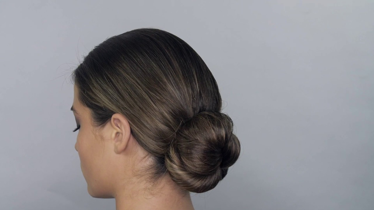 HOW TO DO A LOW BUN USING HAIR EXTENSIONS