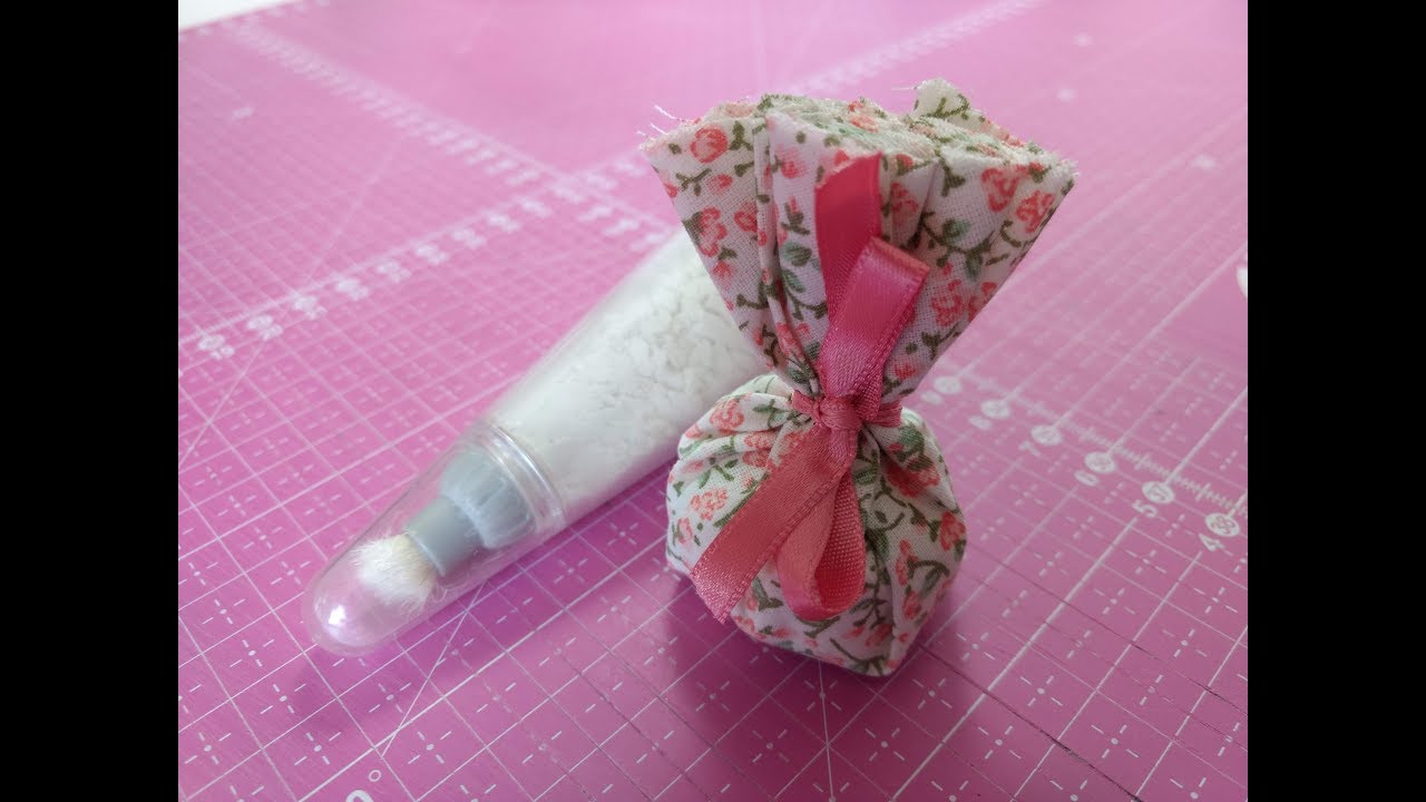 DIY - Pó anti estática caseiro - Ferramenta para emboss quente