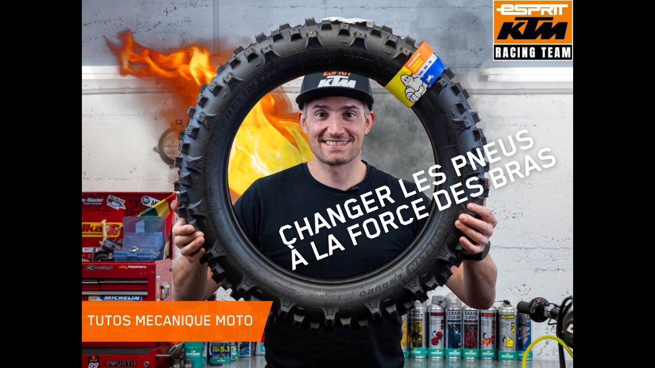 Tuto mécanique moto : Changer les pneus de motos
