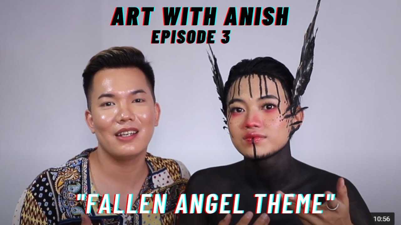 Fallen Angel Look Tutorial ft Q&A With Siddhartha Dong // Anish Tamang // Art with Anish //Episode 1