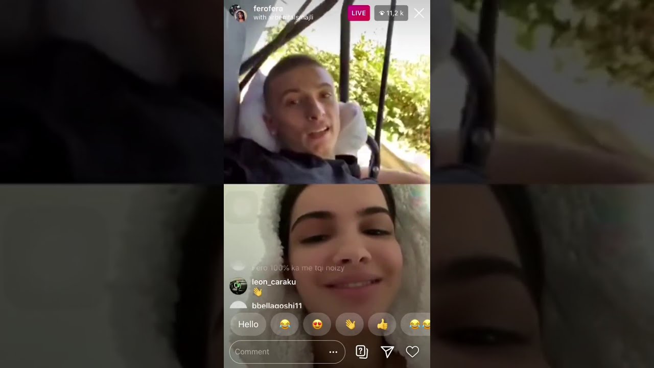 Fero LIVE me Arbenitën *Arbenita Ngacmon Feron* ❤️😂