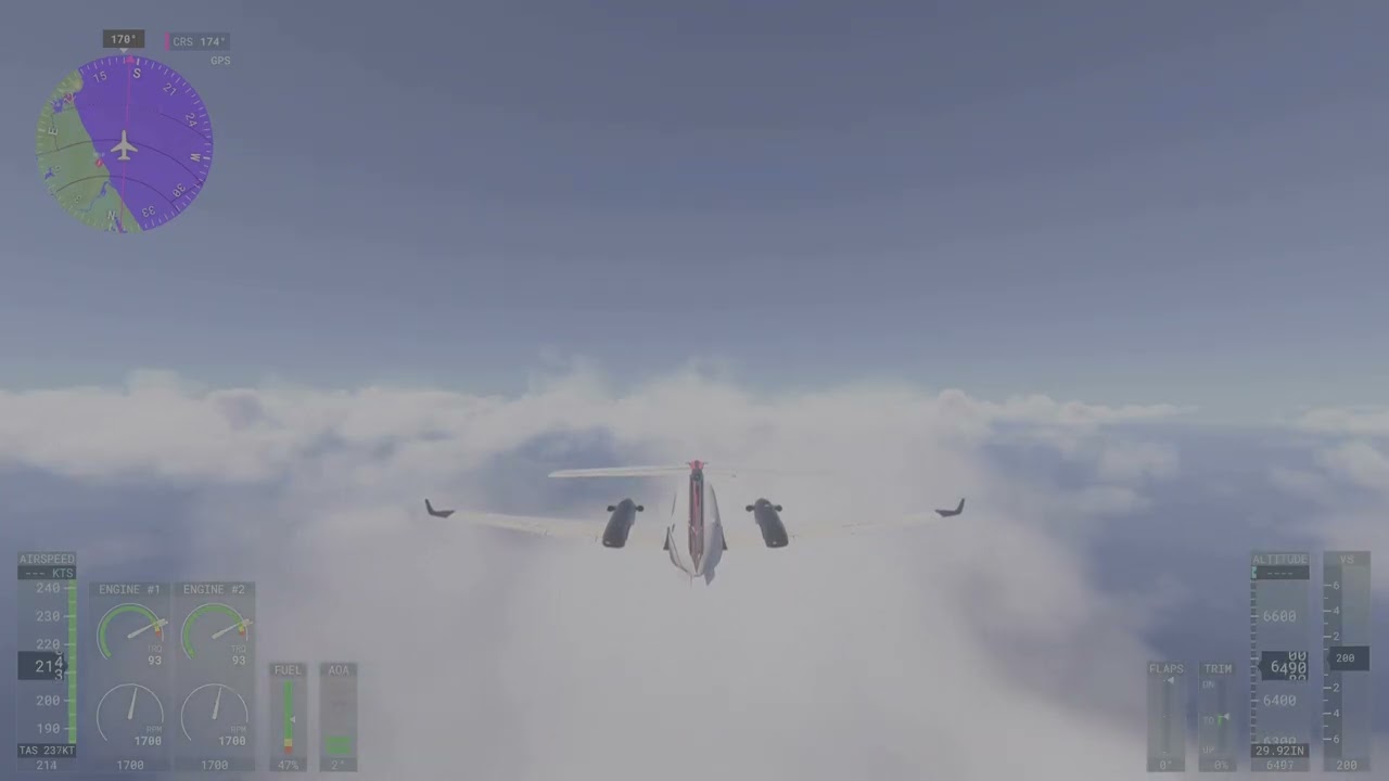 ✈️ PS5 Flight Simulator | King Air 350i | Auckland → Christchurch