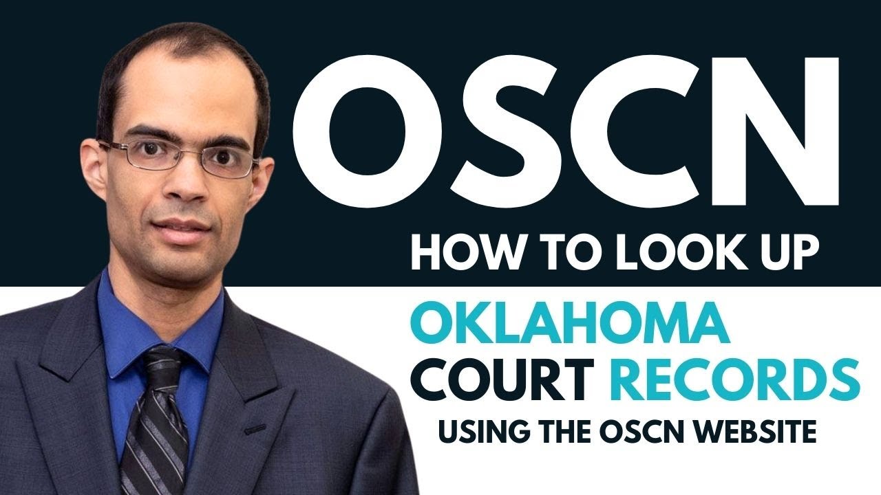 How to Look Up Oklahoma Court Records using the OSCN website (tutorial by Kyle Persaud, Attorney)