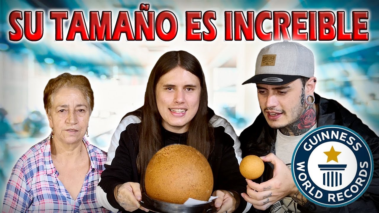 PROBAMOS EL BUÑUELO MAS GRANDE DE MEDELLIN