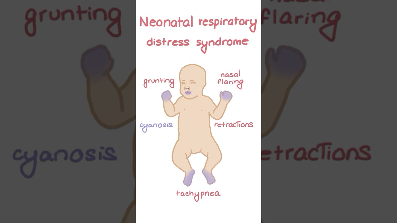 Neonatal respiratory distress syndrome: pathophysiology and clinical features