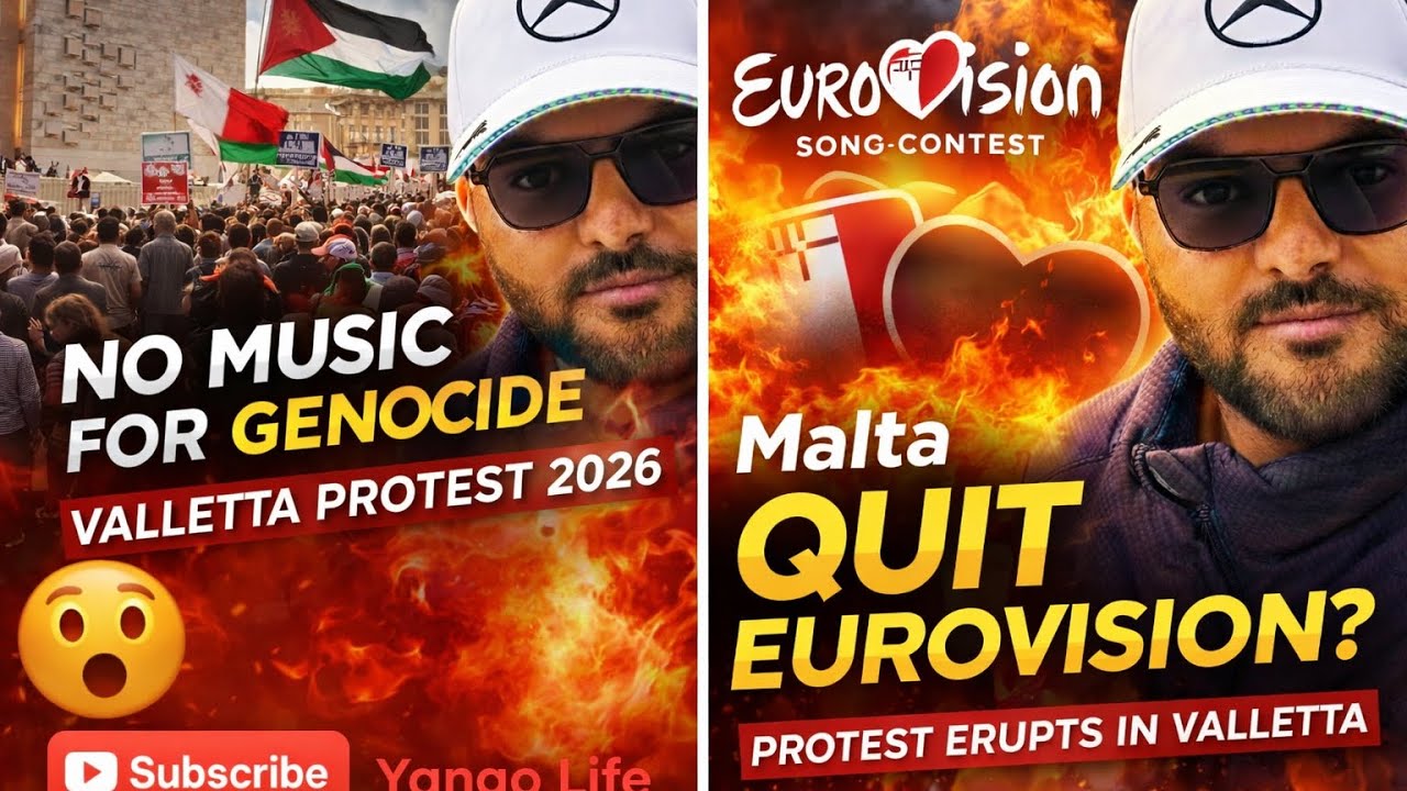 Should Malta Boycott Eurovision? #Malta #Eurovision#Eurovision2026#MaltaProtest#NoMusicForGenocide