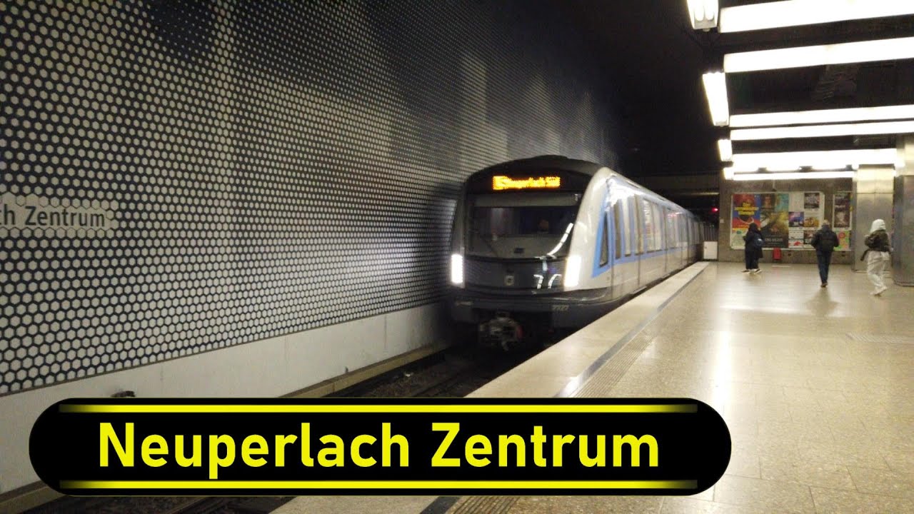 U-Bahn Station Neuperlach Zentrum - Munich 🇩🇪 - Walkthrough 🚶