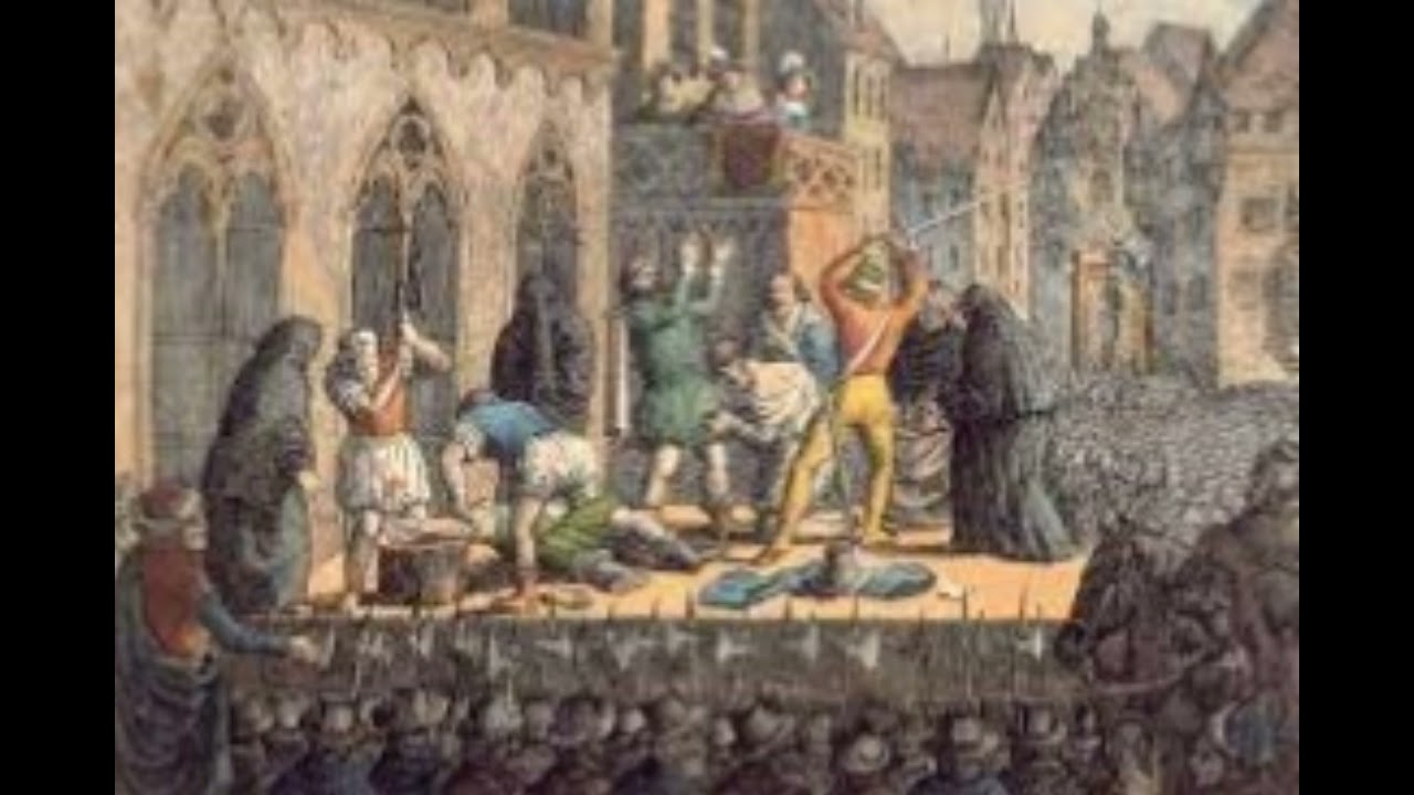Krvavá jatka kata Mydláře - poprava 27 českých pánů na Staroměstském náměstí (1621)