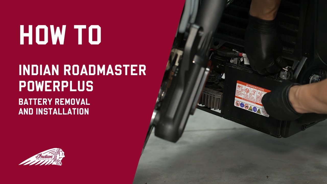 2025 Indian Roadmaster Powerplus | Battery Removal and Installation