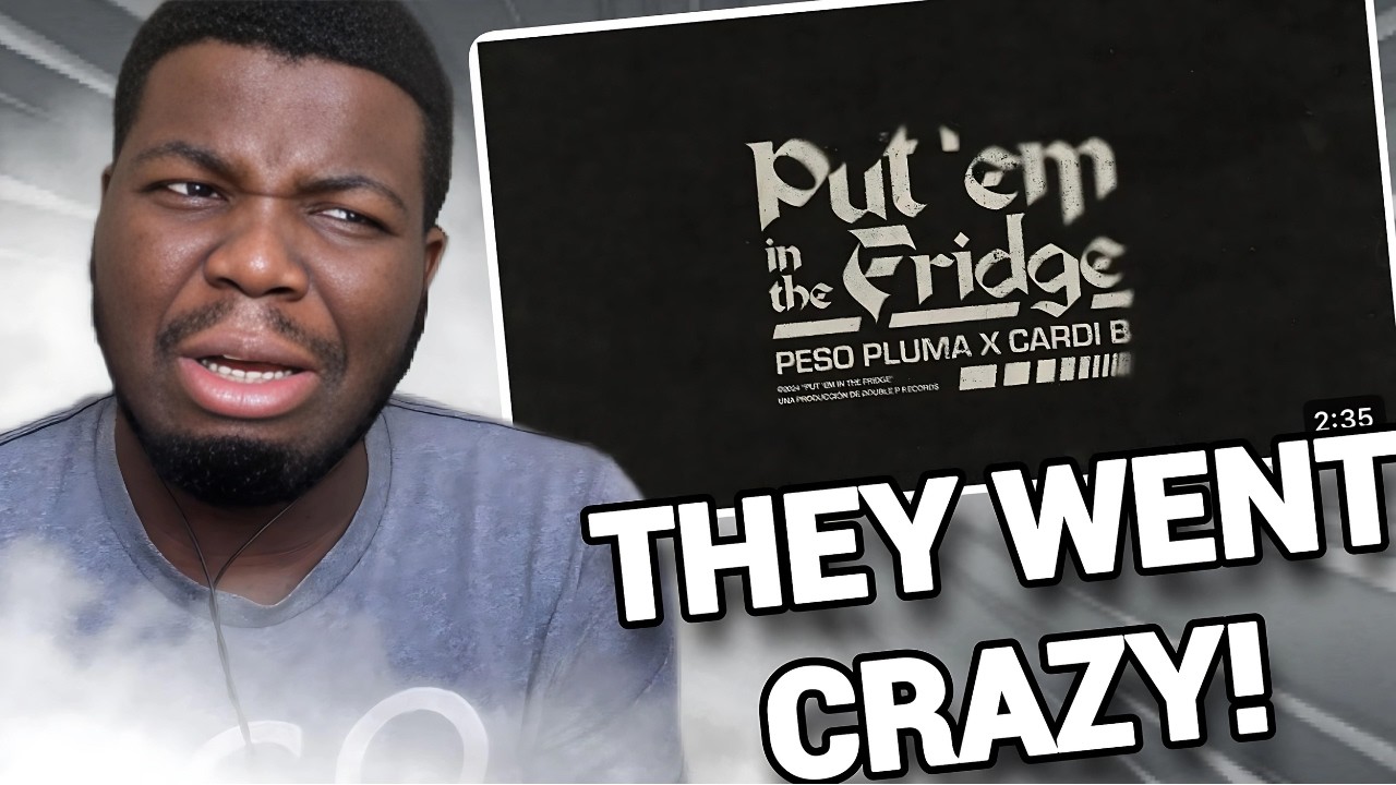 PUT EM IN THE FRIDGE - Peso Pluma, Cardi B | REACTION! | First Time Hearing It!
