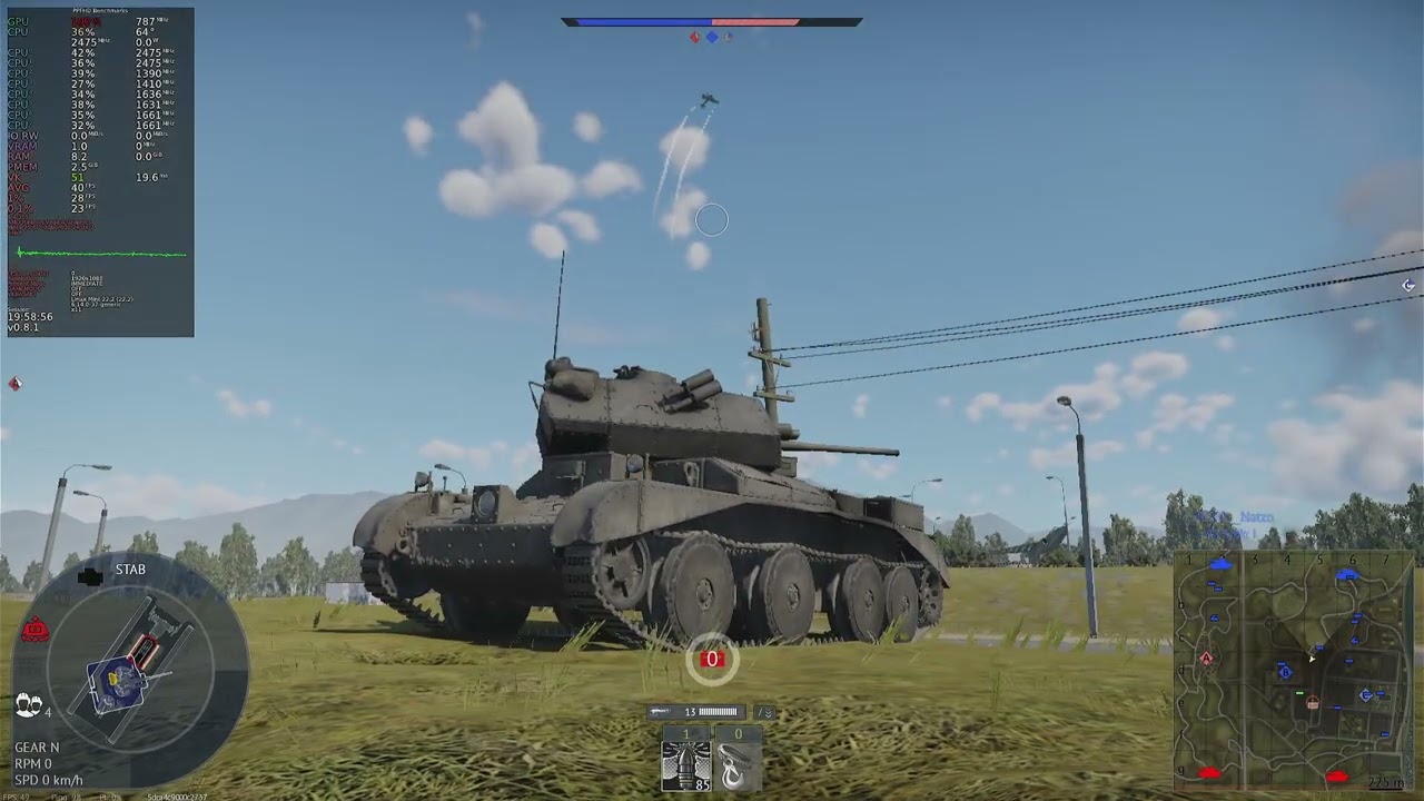 War Thunder Linux 1080P 2025 Low Low end laptop