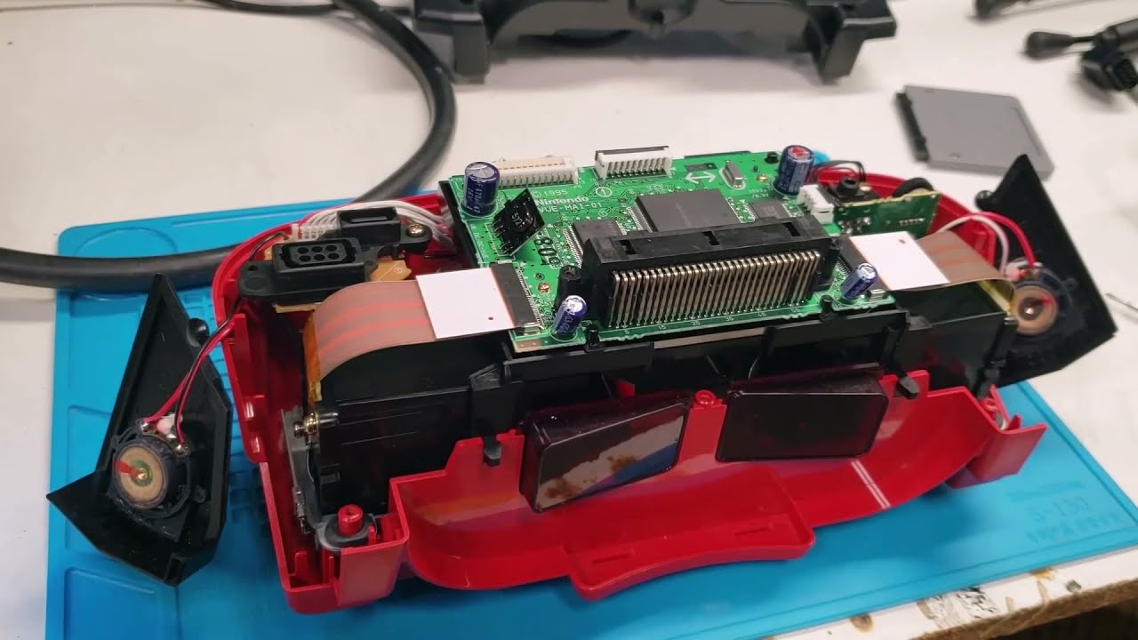 Virtual Boy Display Problems Full repair and explanation fix flickering and dead eye piece view