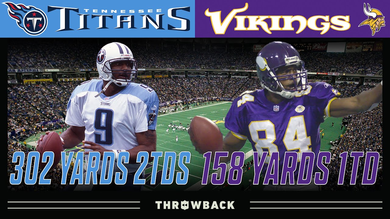 This McNair & Moss Matchup was Fun! (Titans vs. Vikings 2001, Week 13)