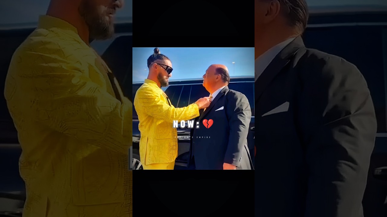 Paul Heyman With Roman Reigns (Then) vs Seth Rollins (Now) : 