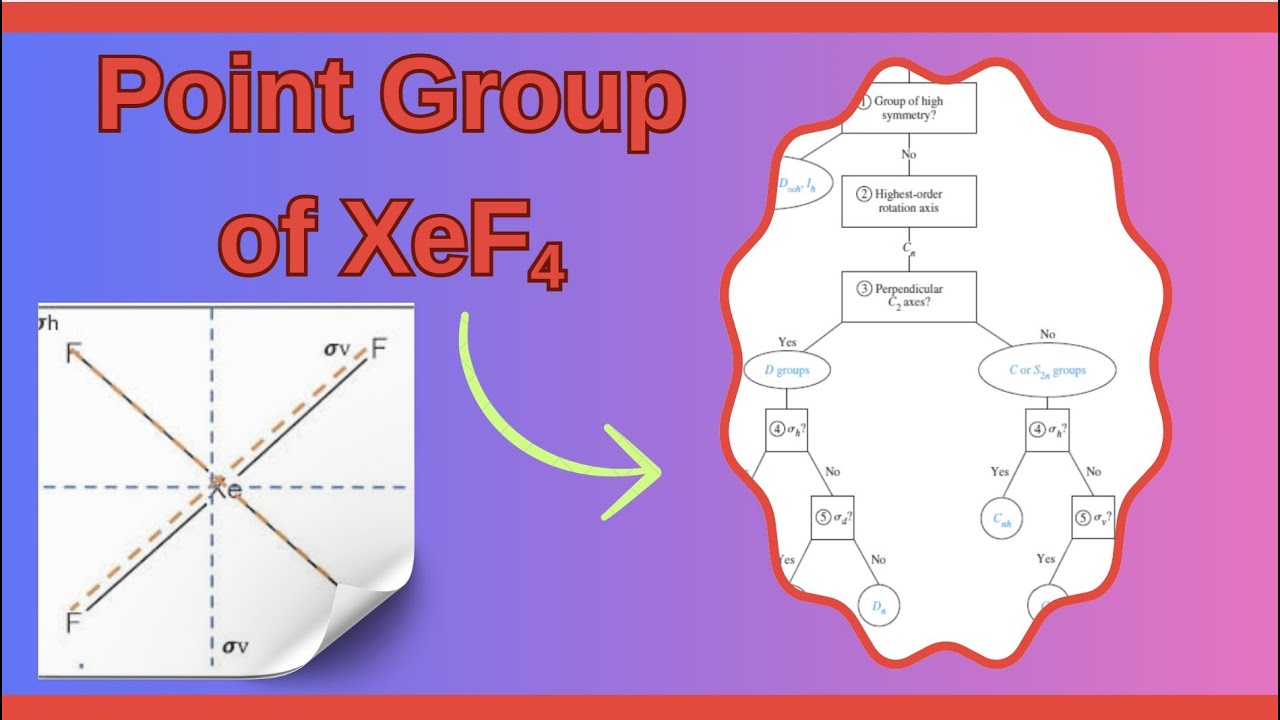 Detemining Point Group of XeF4
