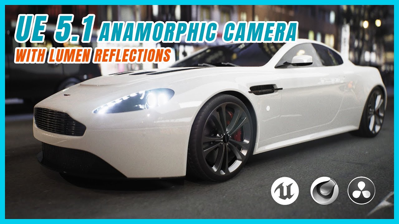 Unreal Engine 5.1: Anamorphic Camera with Lumen Reflections