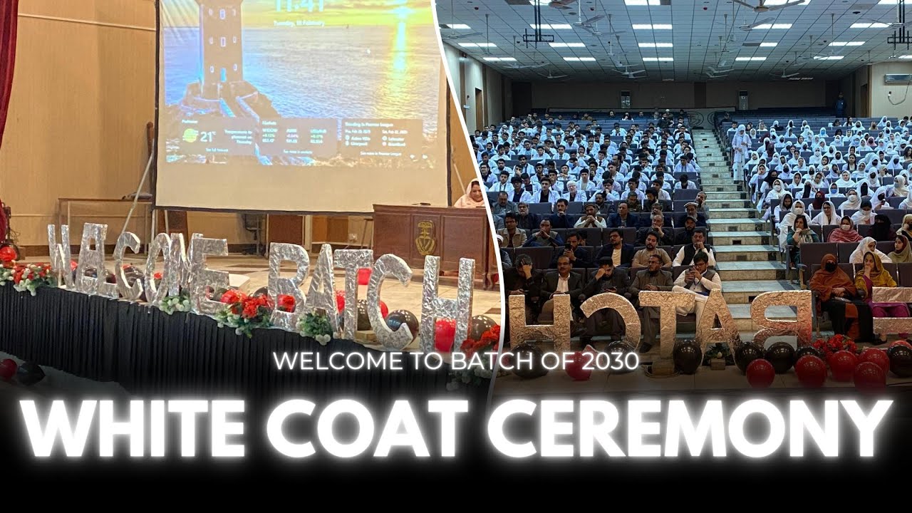 White Coat Ceremony | Khyber Medical College | Batch 2030 |Fun with Students | Dr KS Academy #kmc
