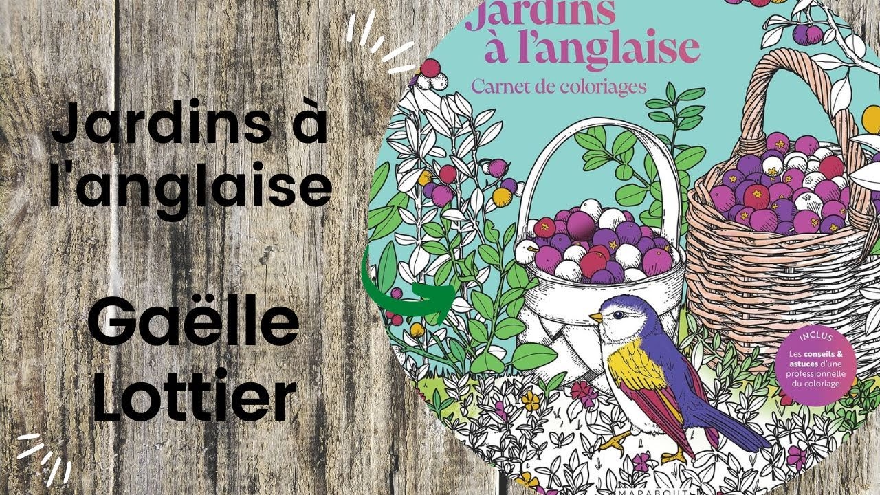 Jardins à l'anglaise - Gaëlle Lottier // Adult Colouring Book Flip Through