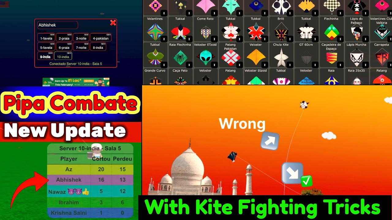 kite flying game , pipa combate , kite game pipa combate 3d , how to cut kite , kite cutting pipa 
