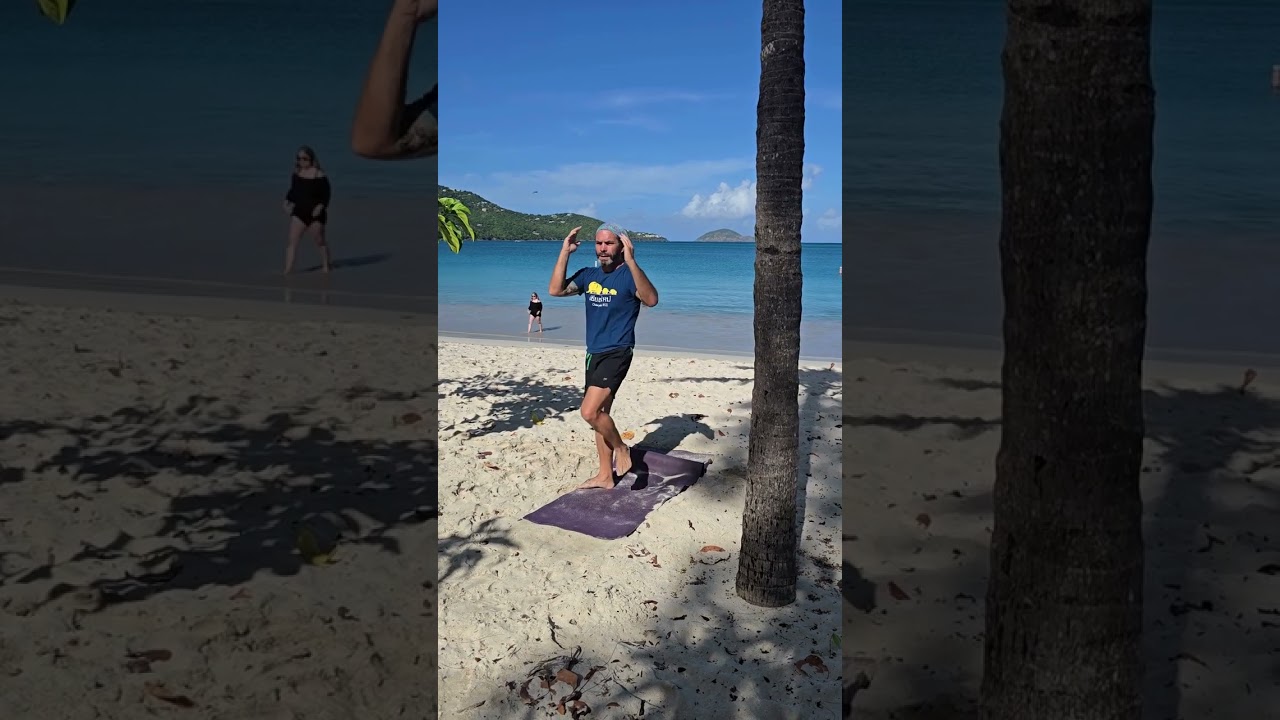 Downward Dog Beach work out 8 Feb 26