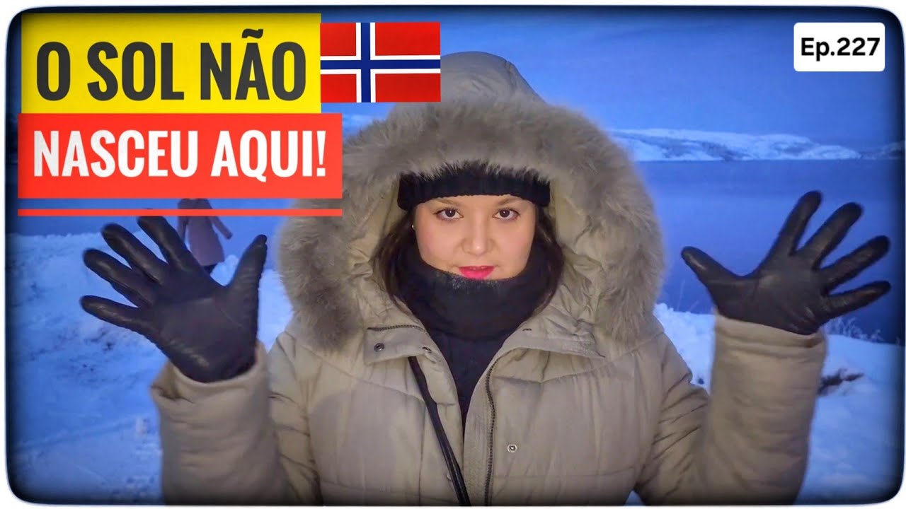 Como é Uma Pequena CIDADE Isolada da NORUEGA no INVERNO!