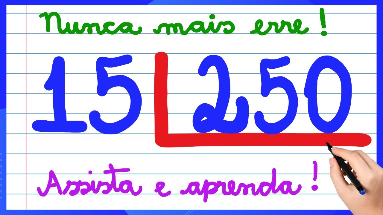 NUNCA MAIS ERRE DIVISÃO! APRENDA COMO FAZER DIVISÃO AGORA! VEM APRENDER MATEMÁTICA!!
