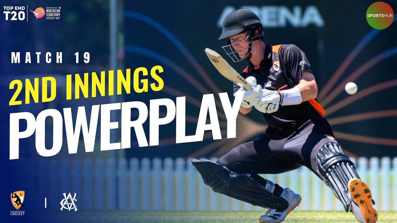 2nd Innings Powerplay | NT Strike vs Victoria CA XI | Top End 2026 | Match 19 | DXC | ZP1K