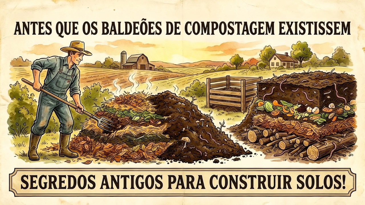 Antes das Caixas de Compostagem Existirem: Como os Agricultores Construíam o Solo com Camadas.