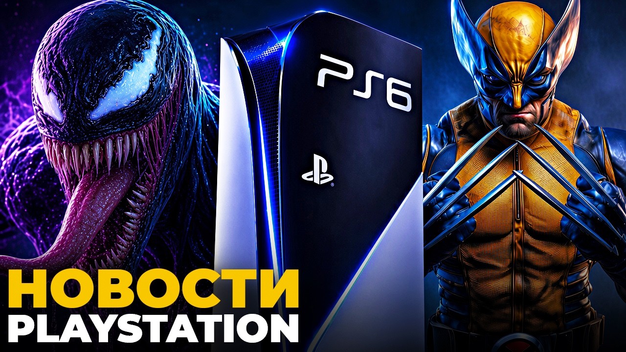 PS6 ПОРВЁТ RTX 5080. Раскрыта дата выхода Marvel's Venom. Росомаха. Новости PlayStation