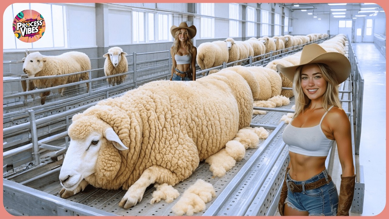 How Millions of Tons of Sheep Wool and Meat Are Processed – The Shocking Truth Revealed!