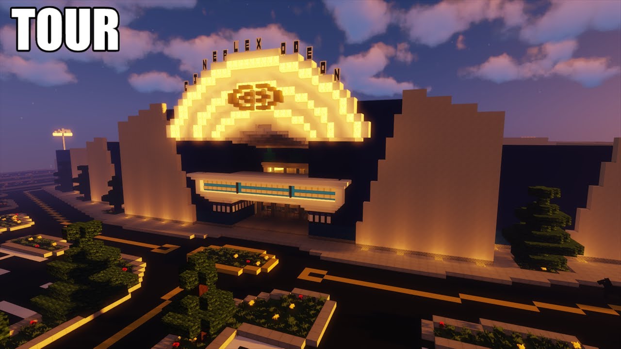 Minecraft | Huge Cineplex Of 16 Screens (Movie Theater)