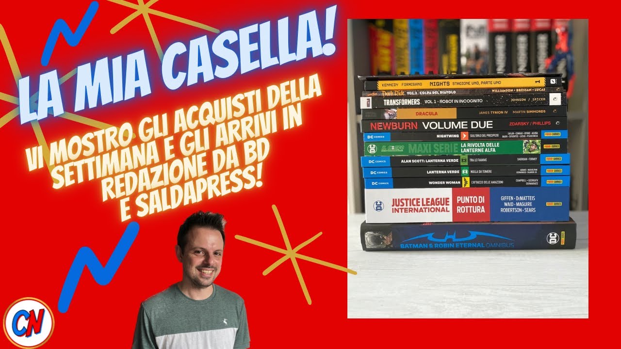 La mia casella con gli acquisti della settimana e con nuovi arrivi da saldaPress e Edizioni BD!